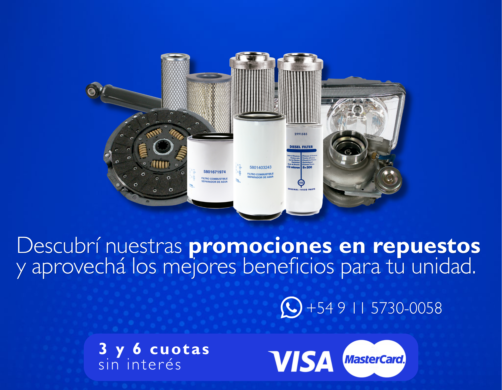 Promociones en repuestos